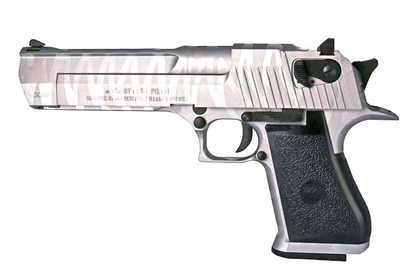 Cybergun Desert Eagle .50AE Custom Tiger Stripe  Silver